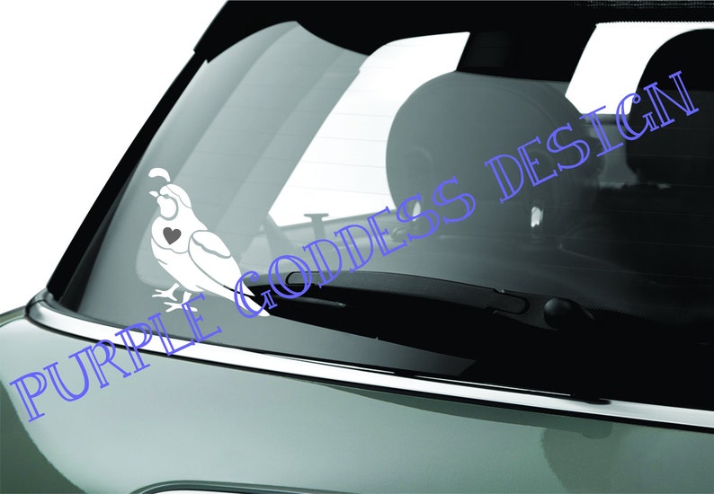 Quail Decal Sticker image 1