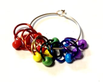 The FULL MONTY RAINBOW Snagless Stitch Markers