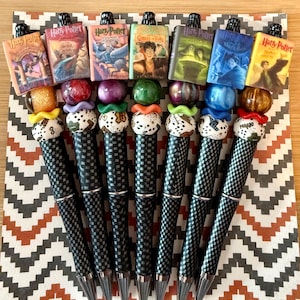 Wizard Book Bead Pen Set: HP/Magic World