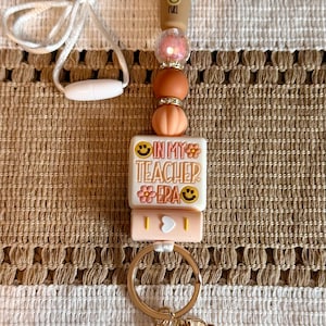 Beaded Teacher Lanyard