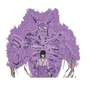 Motif de broderie Anime de haute qualité, motif de broderie Machine d'inspiration anime, fichier de broderie numérique Anime, téléchargement immédiat, dessins animés