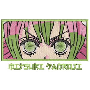High quality Anime Embroidery Design, Anime Inspired Machine Embroidery pattern, Digital Anime Embroidery File, Instant Download, Cartoons