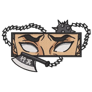 Motif de broderie Anime de haute qualité, motif de broderie Machine d'inspiration anime, fichier de broderie numérique Anime, téléchargement immédiat, dessins animés