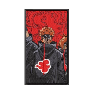 Diseño de bordado de anime de alta calidad, patrón de bordado a máquina inspirado en anime, archivo de bordado de anime digital, descarga instantánea, dibujos animados