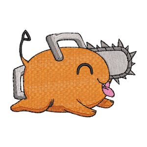 Disegno di ricamo anime di alta qualità, modello di ricamo a macchina ispirato agli anime, file di ricamo anime digitale, download immediato, cartoni animati