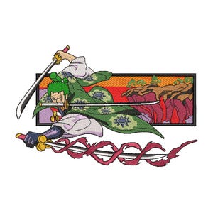 High quality Anime Embroidery Design, Anime Inspired Machine Embroidery pattern, Digital Anime Embroidery File, Instant Download, Cartoons