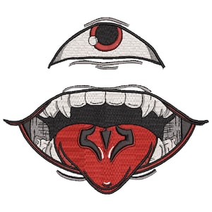 Diseño de bordado de anime de alta calidad, patrón de bordado a máquina inspirado en anime, archivo de bordado de anime digital, descarga instantánea, dibujos animados
