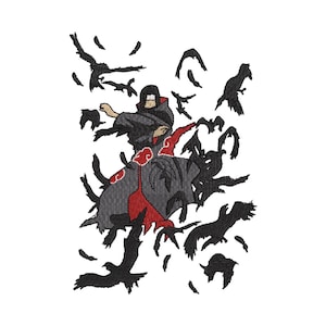 Motif de broderie Anime de haute qualité, motif de broderie Machine d'inspiration anime, fichier de broderie numérique Anime, téléchargement immédiat, dessins animés