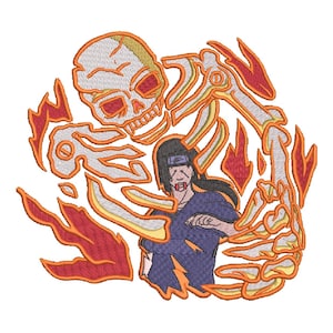 High quality Anime Embroidery Design, Anime Inspired Machine Embroidery pattern, Digital Anime Embroidery File, Instant Download, Cartoons