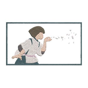 High quality Anime Embroidery Design, Anime Inspired Machine Embroidery pattern, Digital Anime Embroidery File, Instant Download, Cartoons