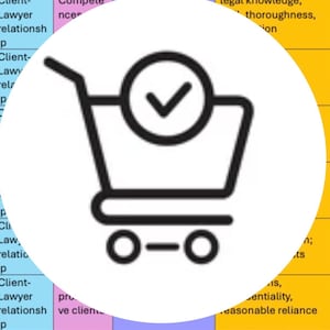 Multistate Professional Responsibility Examination MPRE outline sheet