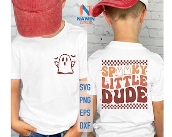 Spooky Little Dude SVG: Kids Halloween Ghost Design (Digital Download)