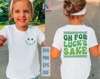 Trébol retro SVG: Diseño de camiseta del Día de San Patricio (Descarga digital)