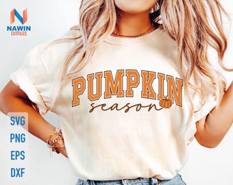 Pumpkin Season SVG: Fall Vibes, Thankful Designs (Digital Download)