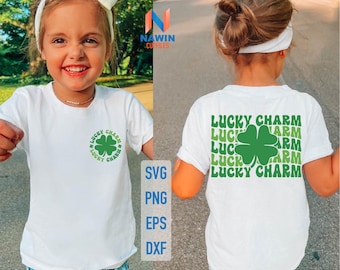 Lucky Shamrock SVG: Retro St. Patrick's Day Shirt (Digital Files)
