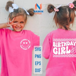 Birthday Girl SVG: Toddler Shirt Design (Digital Download)