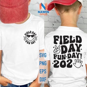 Field Day Fun Day 2025 Svg, Field Day 2025 Svg, Field Trip Squad Svg, Field Trip Crew Svg, Field Day Png, Last Day Of School, Field Day Svg