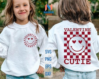 Valentine Cutie Svg, Valentine's Day Svg, Cute Heart Svg, Kids Valentine Svg, Hello Valentine Svg, Kids Valentines Png, Valentine Shirt Svg