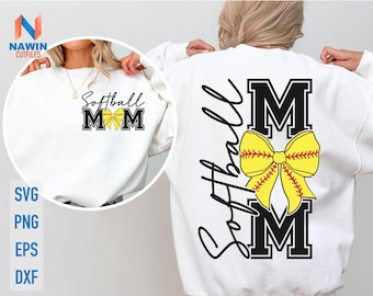 Softball Mom SVG: Game Day Shirt Design (Digital Download