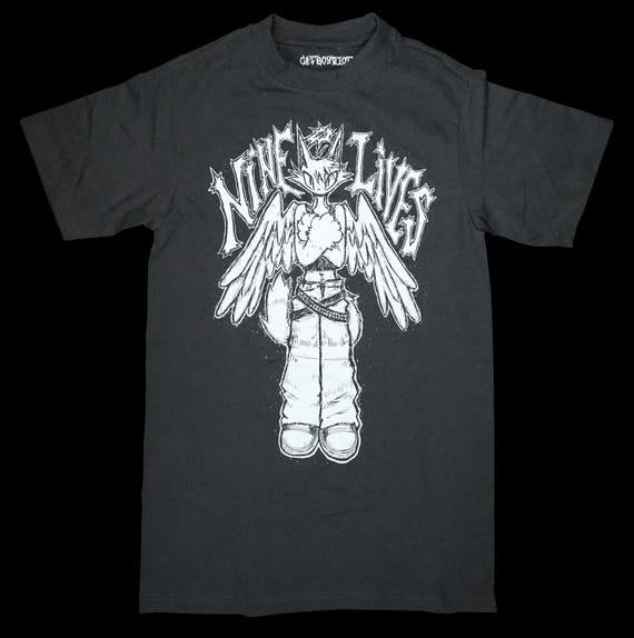 Nine Lives T-shirt - Etsy
