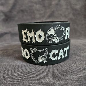 Emo Cat/Pup Wristbands