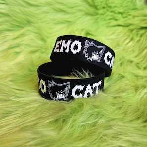 Emo Cat Wristband