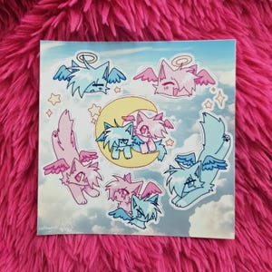 Angel Kitty Sticker Sheet