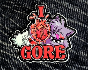 I Heart Gore! Sticker