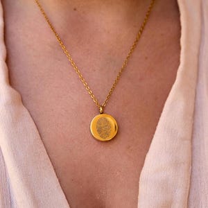 Custom Engraved Gold Urn Necklace – Cremation Jewelry, Ashes Necklace, Memorial Keepsake for Loved Ones