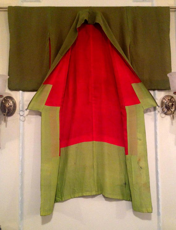 Vintage womans kimono, boho chic,