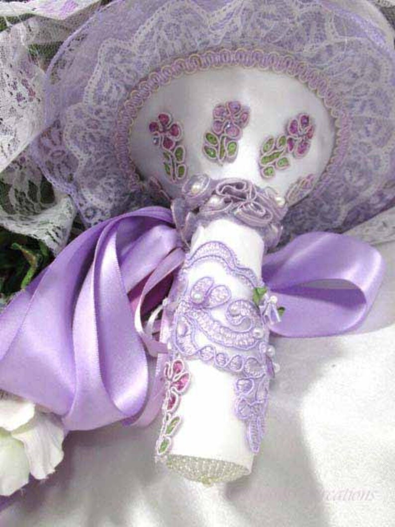 Radiant Orchid Purple, Violet, Lavender, Burgundy and White Cascading Bridal Brooch Bouquet Ready to Ship image 8