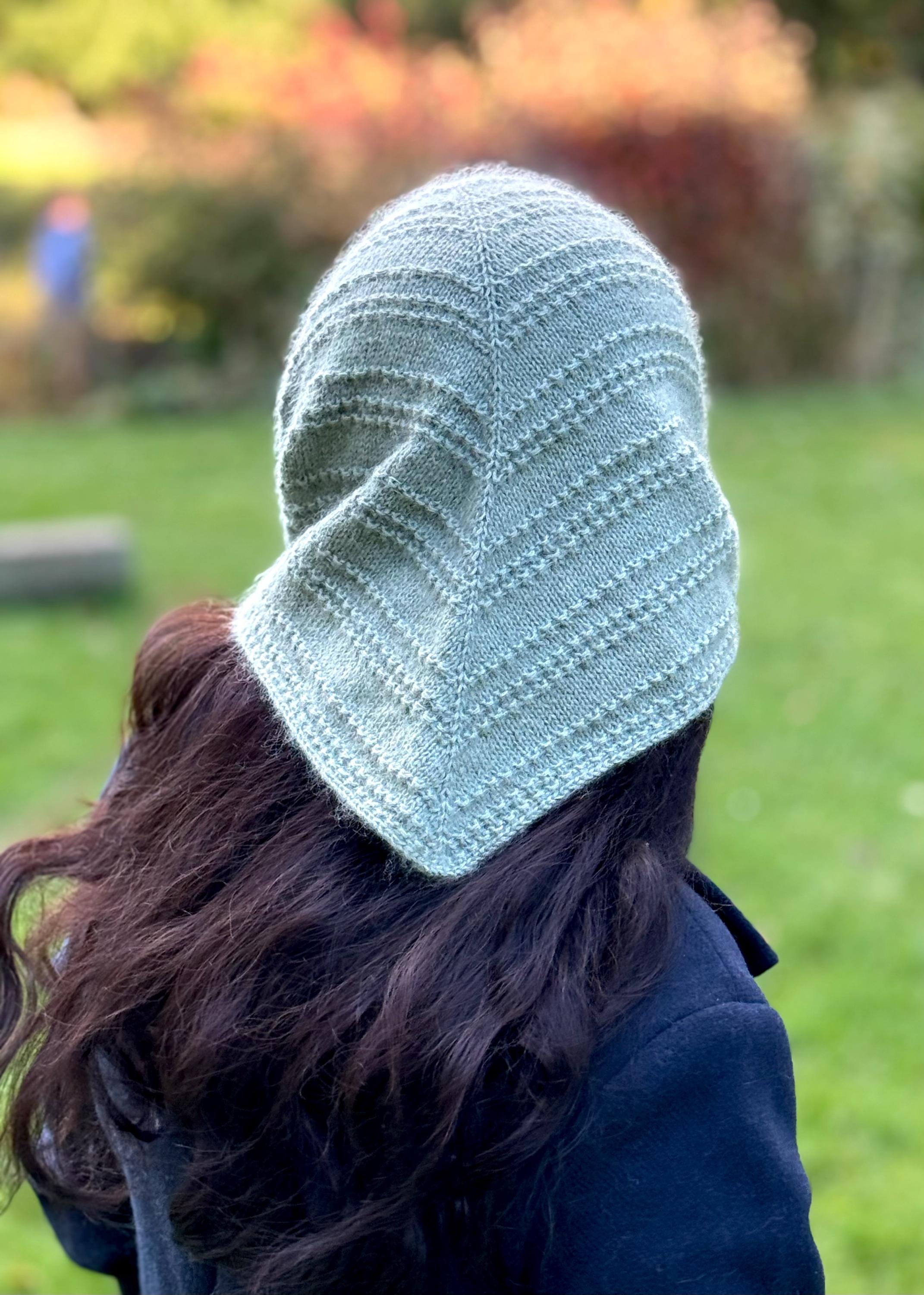 Swara Scarf Knitting Pattern, Beginner Triangle Shawl (PDF Pattern ...