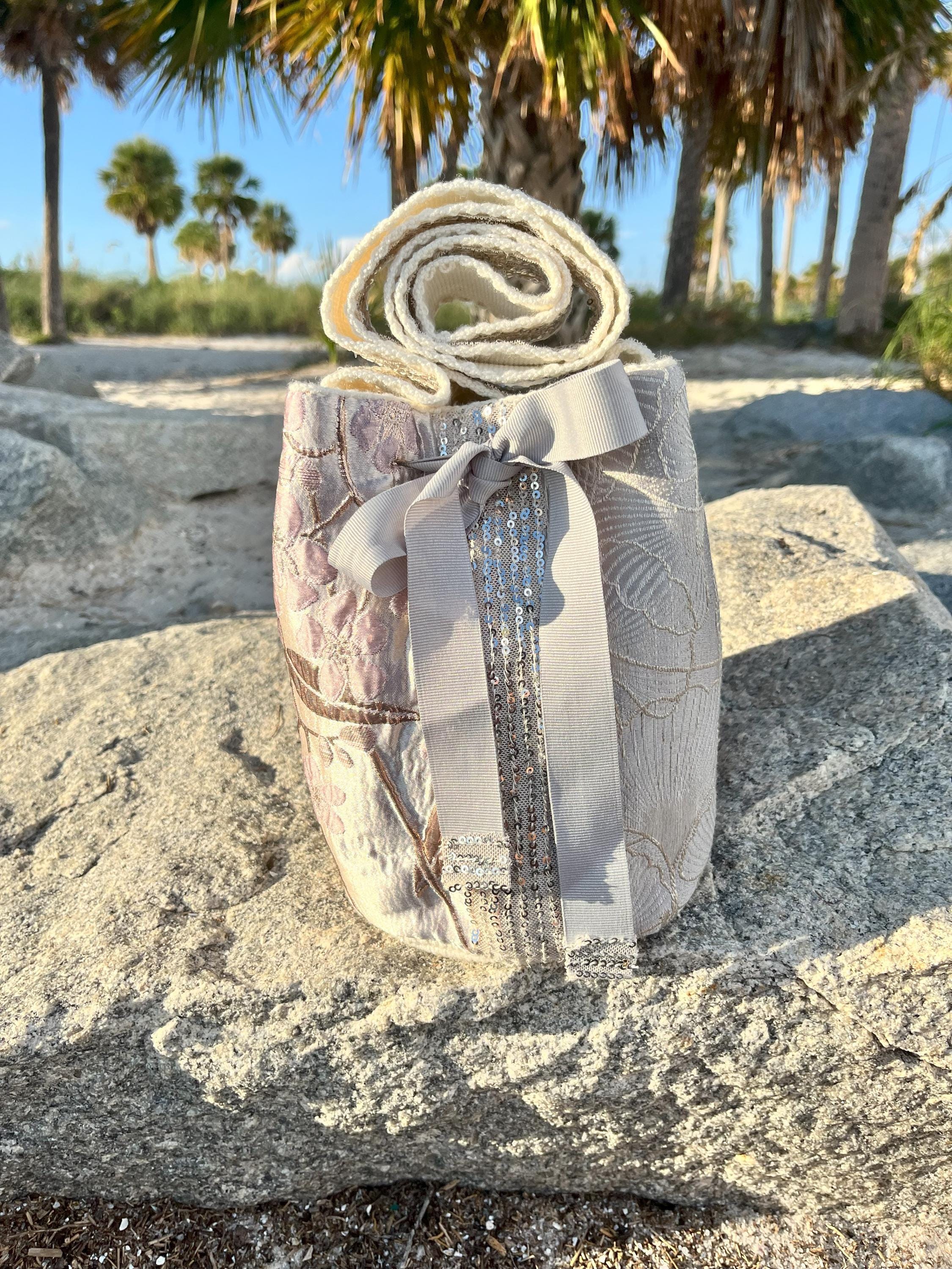 Sac à Dos Wayuu Avec Sandales Et Porte-clés Assortis - Coton Naturel - Fait Main