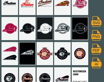 Logo Indisches Motorrad SVG PNG