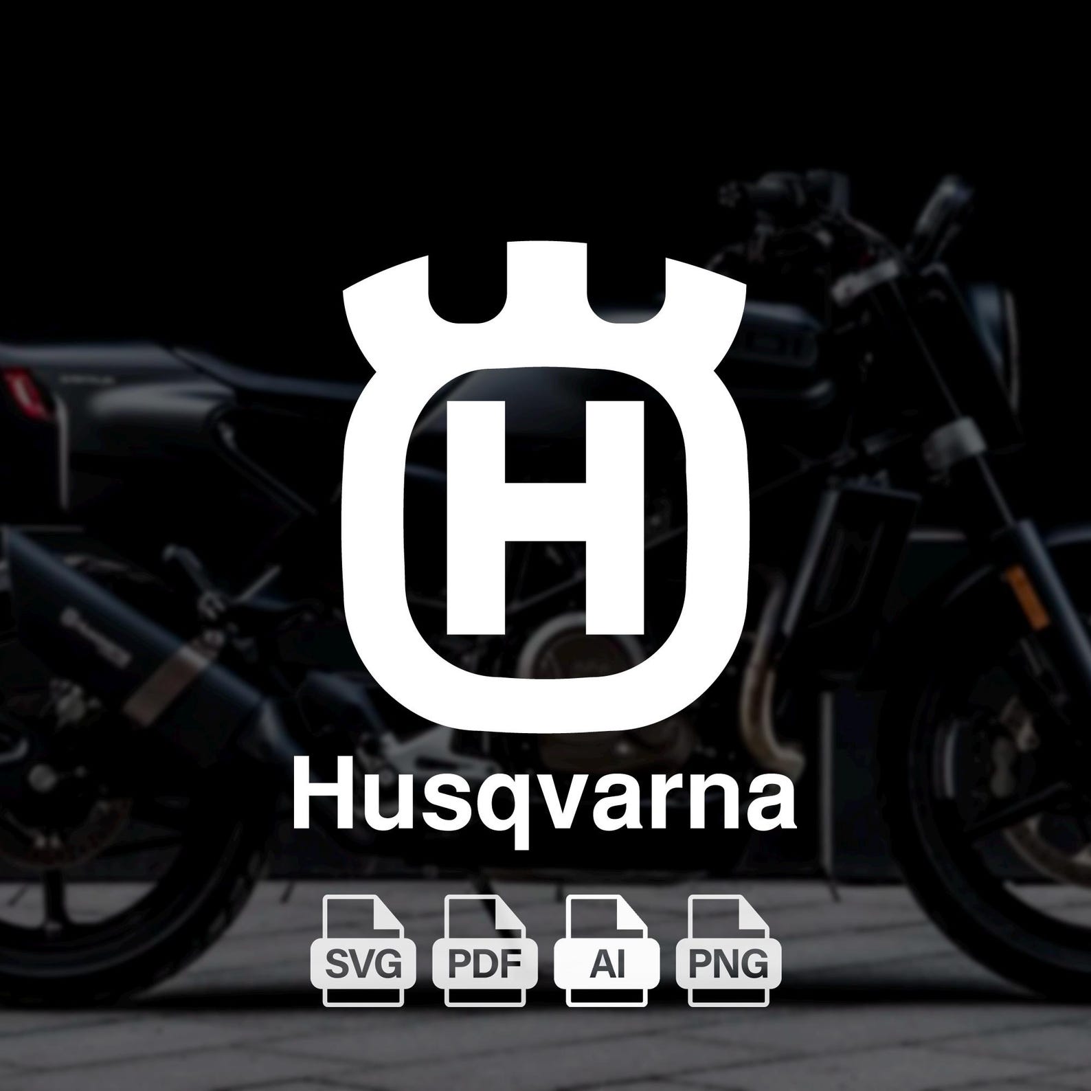 Vectorized Husqvarna Motorcycles Logo SVG PNG PDF Illustrator Etsy