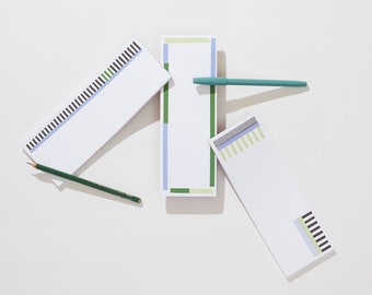 Abstract Modern Notepads • for the nicest modern office, grocery lists, to do lists and letters