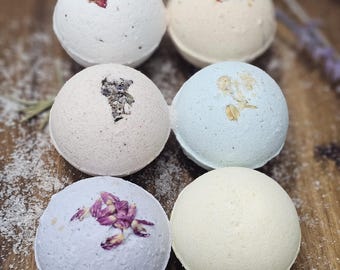 Handmade Aromatherapy Bath Bombs, Natural Spa Gift Set