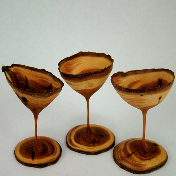 A Small Trio - Yew Goblets