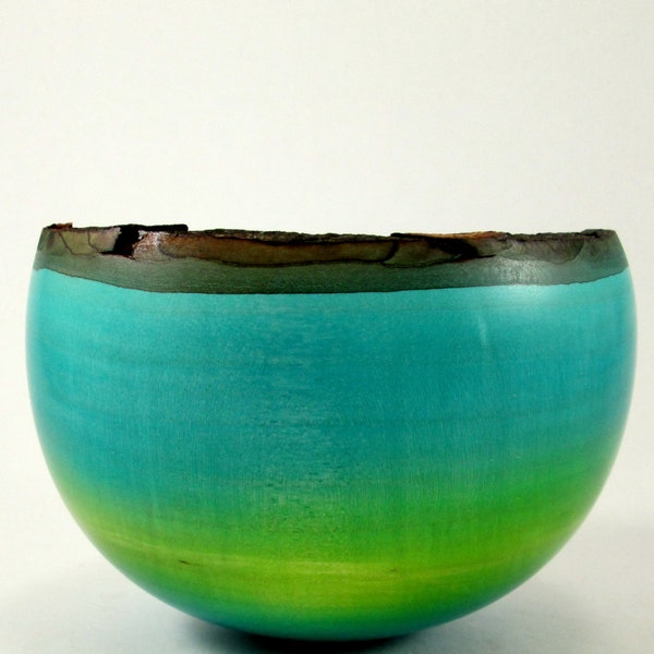 Blue and Green - Maple Bowl