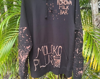 Custom bleach painted hoodie