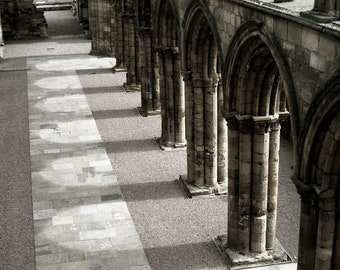 Matted Print 8x10: JEDBURGH ABBEY - 8 X 10 print in 11x14 mat, Fine Art, Print, Abbey, Scotland, Stone, Church