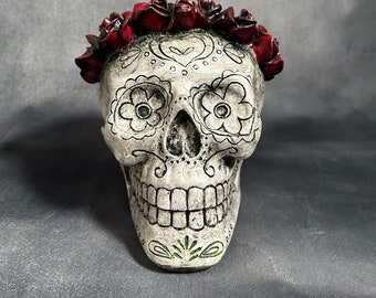 ROSA - Skull Skeleton Dark Decor Gothic Gift Dia de Muertos Mexican latin