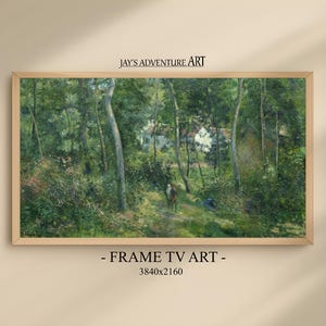 Samsung Frame TV Art, Vintage TV Art, Woodland Art for Frame Tv, Samsung Tv Art, Vintage Frame Tv, Samsung Frame Art, Landscape TV Art