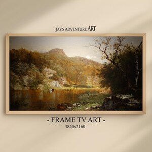 Samsung Frame TV Art, Classic Landscape Art, Art for Frame Tv, Samsung Tv Art, Tv Art Seasonal, Samsung Frame Art, Farmhouse Vintage TV Art