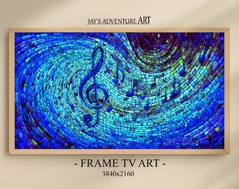 Arte para TV con marco Samsung - Paisaje musical de ensueño - Arte abstracto para TV con marco - Arte abstracto para Smart TV - Imágenes para TV con marco LG - Arte para TV Samsung