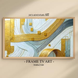 Samsung TV Frame Art, Modern Abstract Mid 20th Century style, Frame TV Modern Art, Abstract Frame Tv Art, Samsung Frame Art, Modern Tv Art