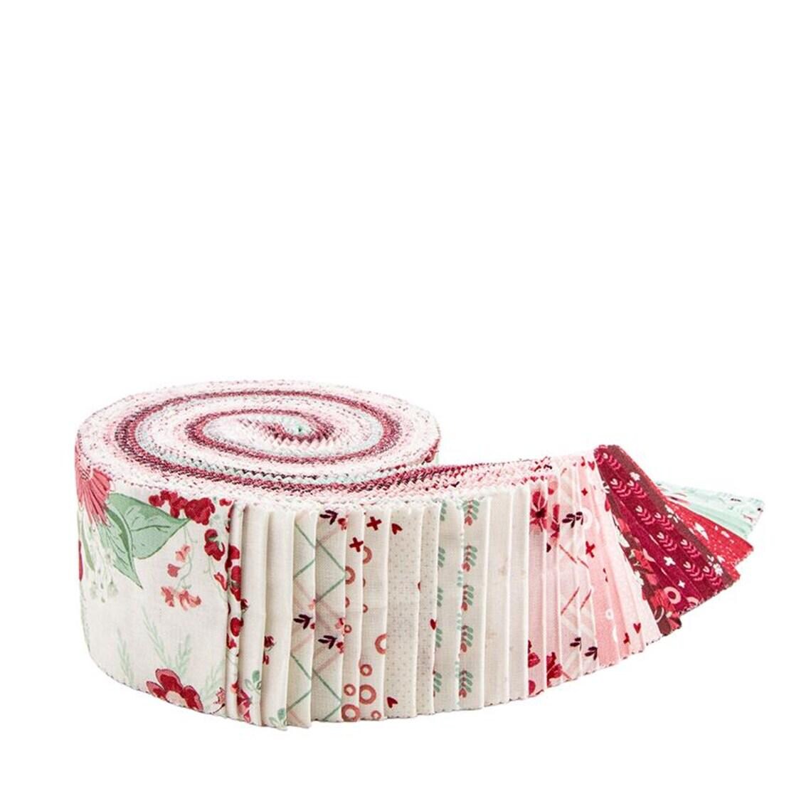 Love You Always Jelly Roll Quilt Fabric - 2.5in Strips, 40pcs/bundle ...