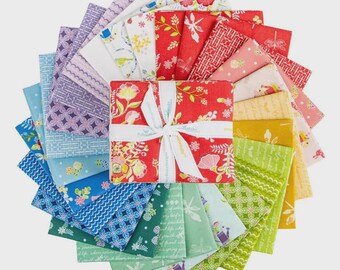 Awakening Fat Quarter Bundle, 25pcs - Pre-cut Quilt Fabric from Riley Blake Designs By Cherry Guidry Collection # FQ-17100-25