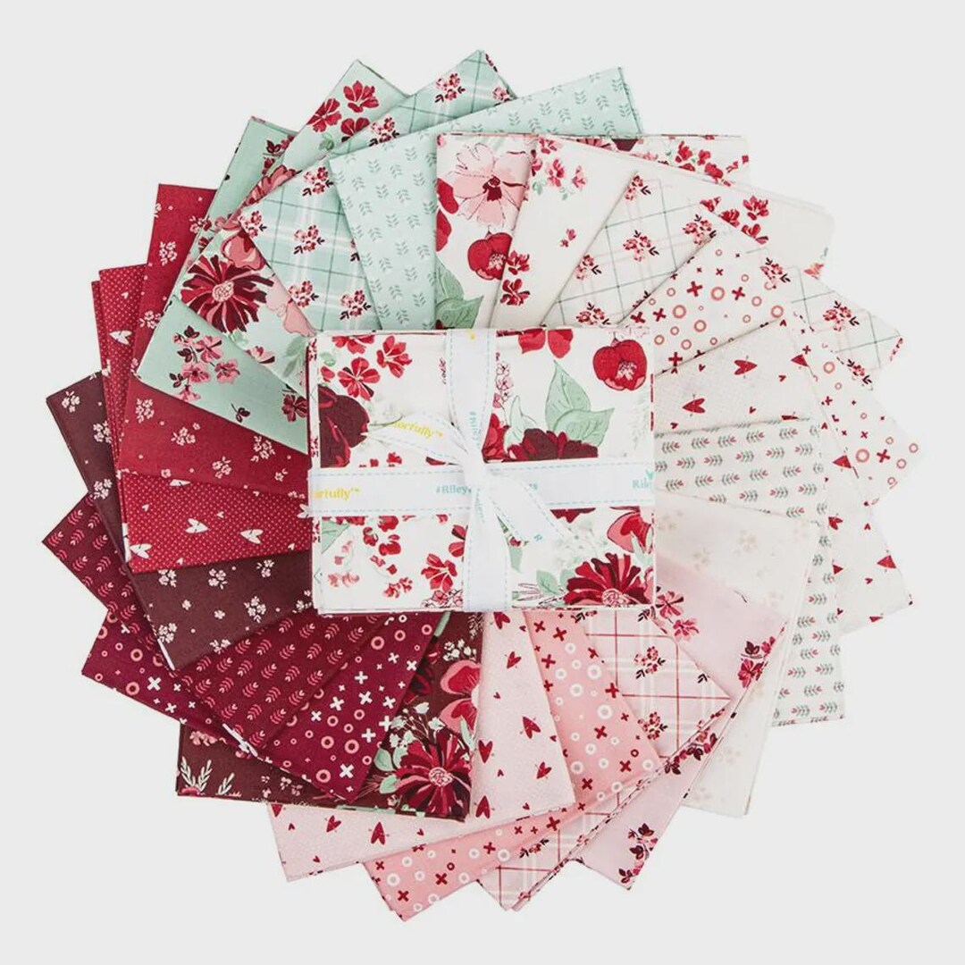 Love You Always 21 Fat Quarter Bundle for Riley Blake Designs, Quilt ...