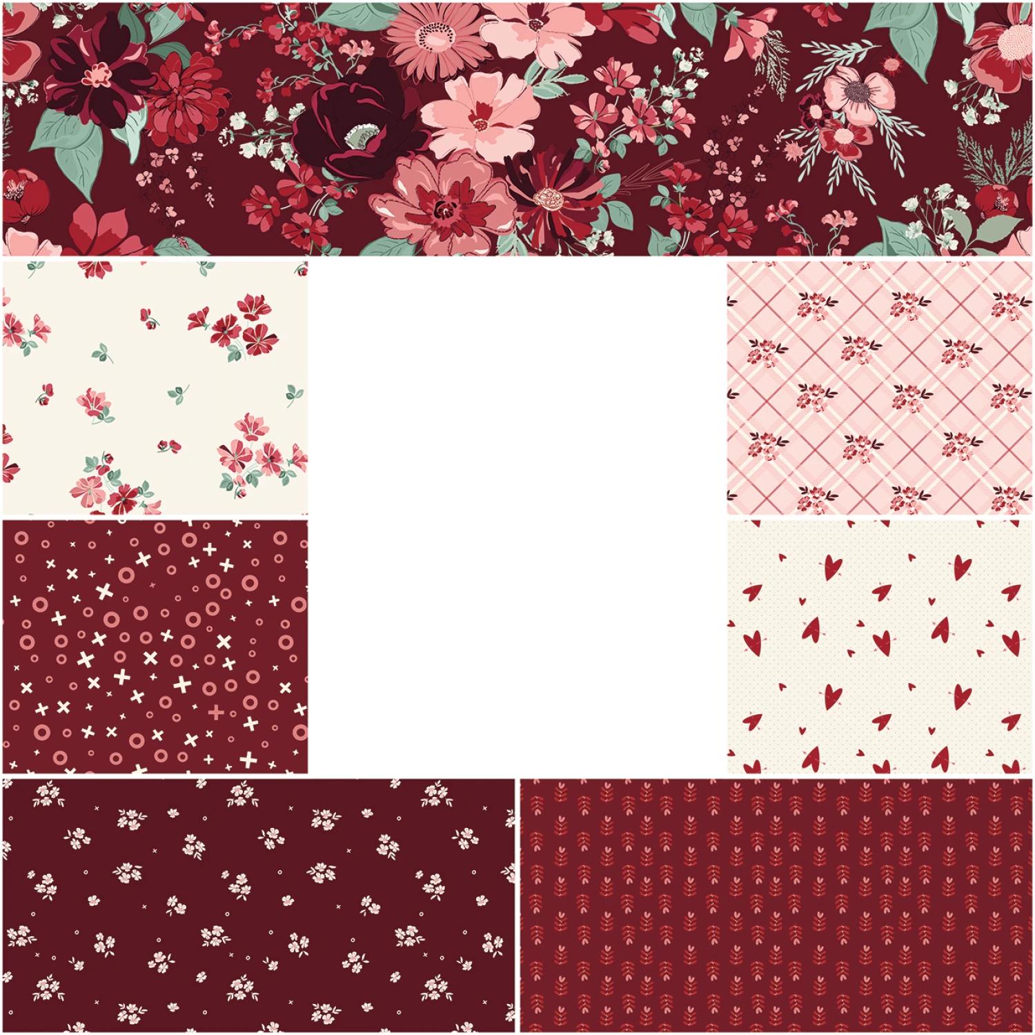 Love You Always 21 Fat Quarter Bundle for Riley Blake Designs, Quilt ...